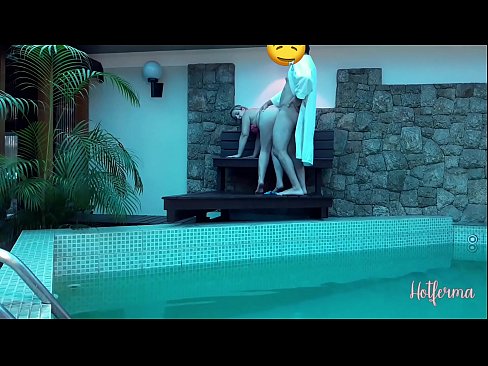 ❤️ Boss invites maid to the pool, but couldn't resist a hot ❤❌ Fucking at us ❌